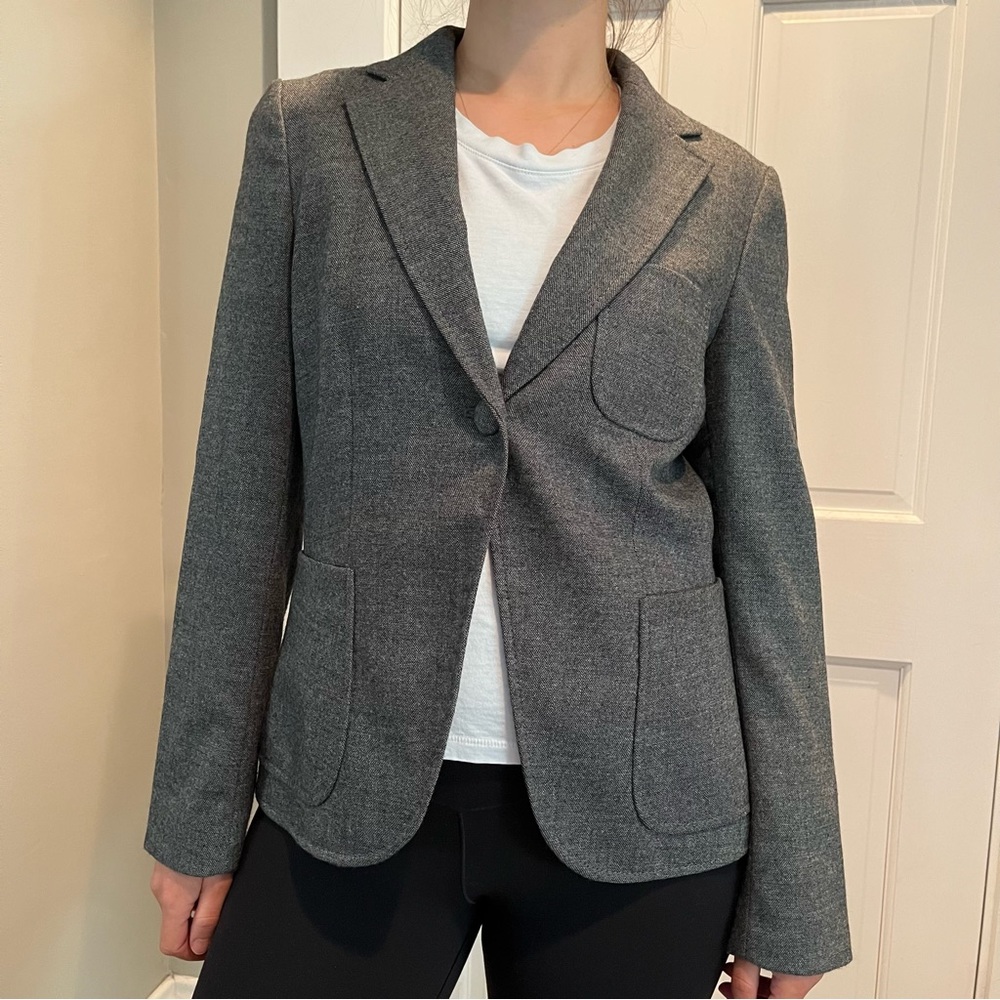 Banana Republic Wool Fitted Blazer